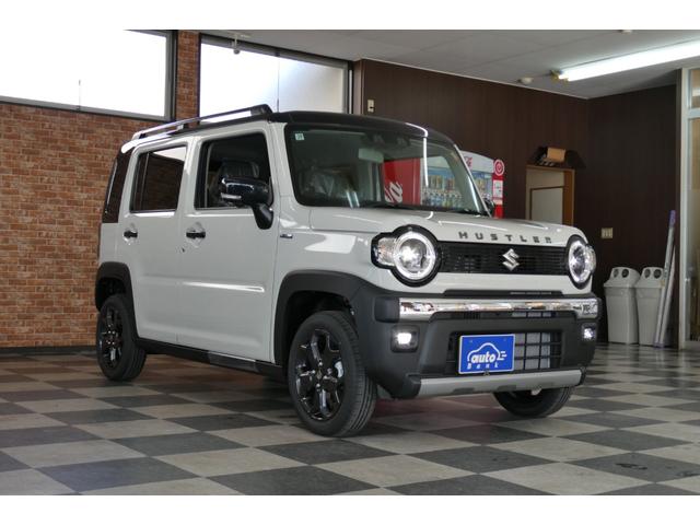 ハスラー タフワイルド 4WD 全方位モニター付スマフォ連携メモリーナビゲーション スズキコネクト対応通信機 9インチHDディスプレイ CD・DVD再生 音楽再生ハンズフリー通話ブルートゥース 届出済未使用車(3枚目)