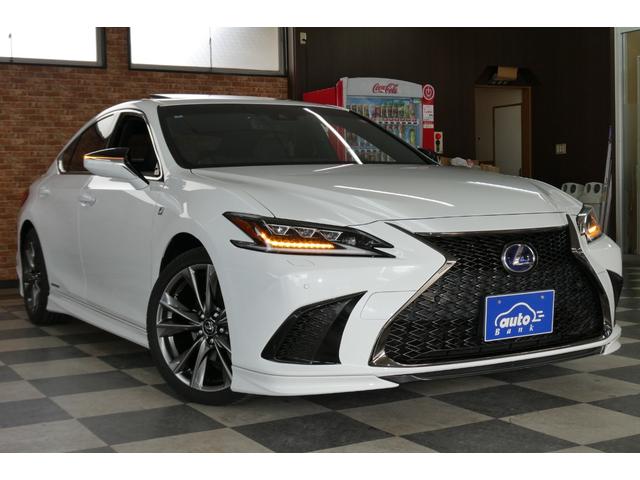 ES ES300h Fスポーツ レクサスセーフティ レクサスナビ/フルセグTV/Bカメラ TRDエアロ TRD4本出しスポーツマフラー 黒革シートベンチレーション ムーンルーフ 前後ドラレコ 修復歴無し ワンオーナー禁煙車(57枚目)