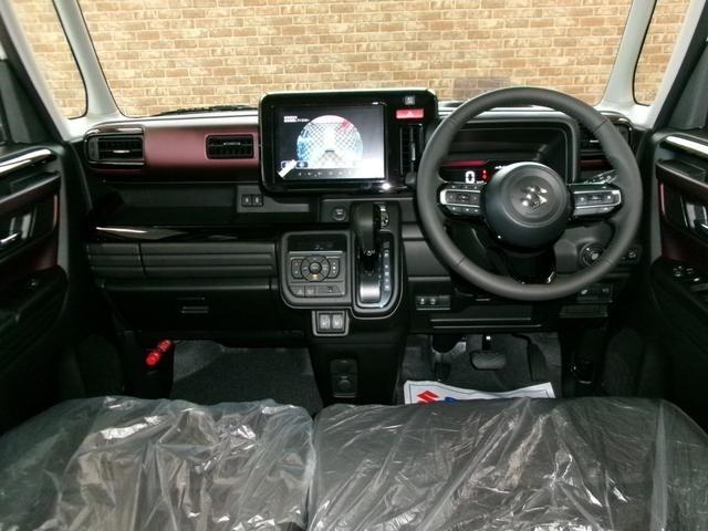 スペーシアカスタム ハイブリッドＸＳターボ　４ＷＤ　届出済み未使用車　スズキセーフティサポート　９インチＨＤディスプレイ　全方位モニター付スマフォ連携メモリーナビ／フルセグＴＶスズキコネクト対応通信機　ＨＤＭＩ入力対応　ヘッドアップディスプレイ（16枚目）