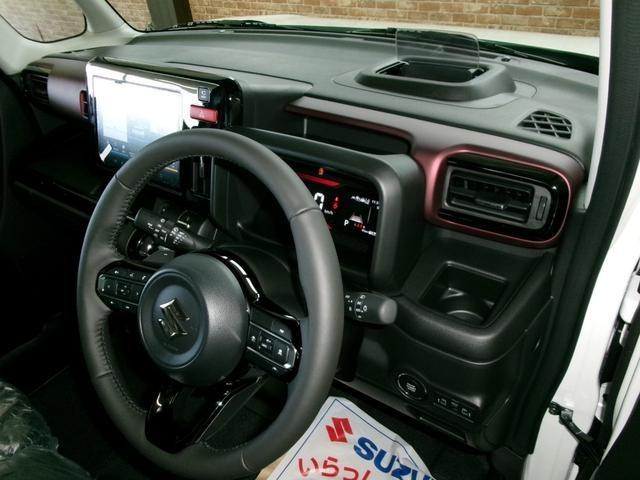 スペーシアカスタム ハイブリッドＸＳターボ　４ＷＤ　届出済み未使用車　スズキセーフティサポート　９インチＨＤディスプレイ　全方位モニター付スマフォ連携メモリーナビ／フルセグＴＶスズキコネクト対応通信機　ＨＤＭＩ入力対応　ヘッドアップディスプレイ（46枚目）
