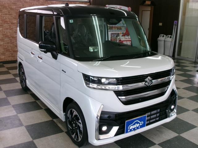 スペーシアカスタム ハイブリッドＸＳターボ　４ＷＤ　届出済み未使用車　スズキセーフティサポート　９インチＨＤディスプレイ　全方位モニター付スマフォ連携メモリーナビ／フルセグＴＶスズキコネクト対応通信機　ＨＤＭＩ入力対応　ヘッドアップディスプレイ（53枚目）