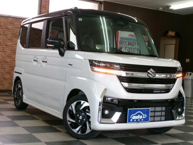 スペーシアカスタム ハイブリッドＸＳターボ　４ＷＤ　届出済み未使用車　スズキセーフティサポート　９インチＨＤディスプレイ　全方位モニター付スマフォ連携メモリーナビ／フルセグＴＶスズキコネクト対応通信機　ＨＤＭＩ入力対応　ヘッドアップディスプレイ（54枚目）