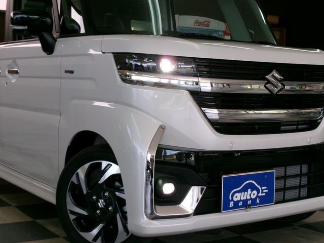 スペーシアカスタム ハイブリッドＸＳターボ　４ＷＤ　届出済み未使用車　スズキセーフティサポート　９インチＨＤディスプレイ　全方位モニター付スマフォ連携メモリーナビ／フルセグＴＶスズキコネクト対応通信機　ＨＤＭＩ入力対応　ヘッドアップディスプレイ（56枚目）
