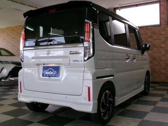 スペーシアカスタム ハイブリッドＸＳターボ　４ＷＤ　届出済み未使用車　スズキセーフティサポート　９インチＨＤディスプレイ　全方位モニター付スマフォ連携メモリーナビ／フルセグＴＶスズキコネクト対応通信機　ＨＤＭＩ入力対応　ヘッドアップディスプレイ（64枚目）