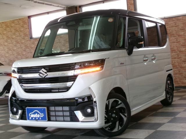 スペーシアカスタム ハイブリッドＸＳターボ　４ＷＤ　届出済み未使用車　スズキセーフティサポート　９インチＨＤディスプレイ　全方位モニター付スマフォ連携メモリーナビ／フルセグＴＶスズキコネクト対応通信機　ＨＤＭＩ入力対応　ヘッドアップディスプレイ（67枚目）