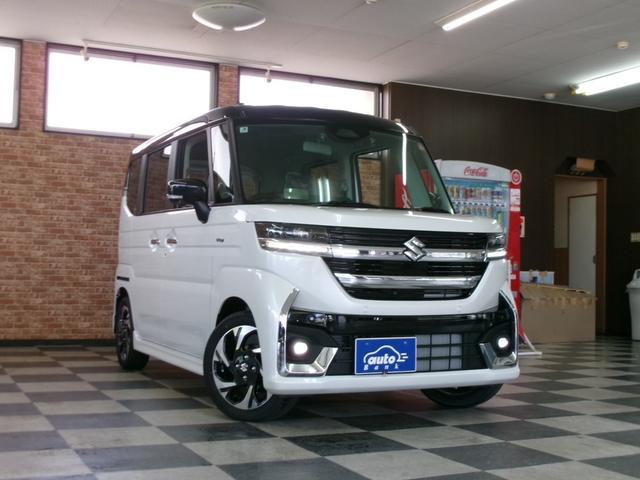 スペーシアカスタム ハイブリッドＸＳターボ　４ＷＤ　届出済み未使用車　スズキセーフティサポート　９インチＨＤディスプレイ　全方位モニター付スマフォ連携メモリーナビ／フルセグＴＶスズキコネクト対応通信機　ＨＤＭＩ入力対応　ヘッドアップディスプレイ（77枚目）