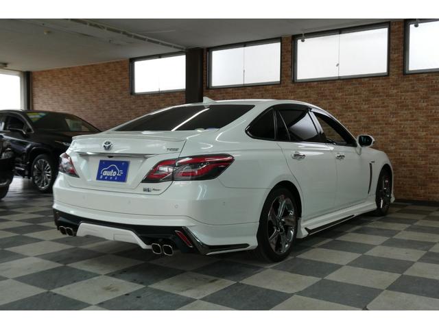 クラウンハイブリッド RSアドバンス Four セーフティパッケージ モデリスタエアロ 黒革シートベンチレーション ムーンルーフ メーカーナビ/フルセグTV/パノラミックビューモニター DVDビデオ再生/ブルートゥース接続 パーキングアシスト(2枚目)