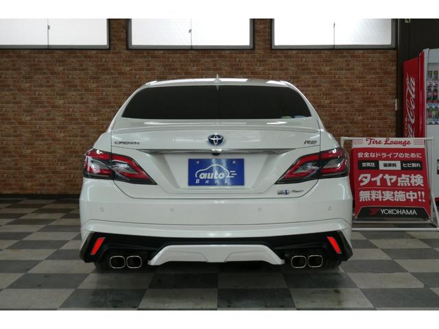 クラウンハイブリッド RSアドバンス Four セーフティパッケージ モデリスタエアロ 黒革シートベンチレーション ムーンルーフ メーカーナビ/フルセグTV/パノラミックビューモニター DVDビデオ再生/ブルートゥース接続 パーキングアシスト(30枚目)