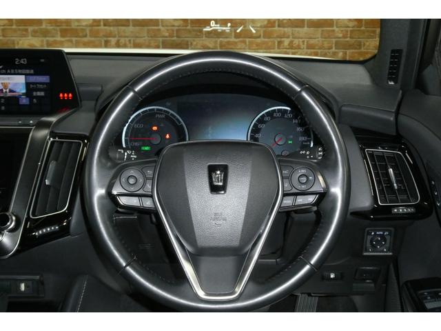 クラウンハイブリッド RSアドバンス Four セーフティパッケージ モデリスタエアロ 黒革シートベンチレーション ムーンルーフ メーカーナビ/フルセグTV/パノラミックビューモニター DVDビデオ再生/ブルートゥース接続 パーキングアシスト(41枚目)