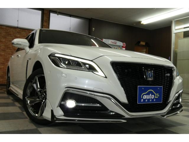 クラウンハイブリッド RSアドバンス Four セーフティパッケージ モデリスタエアロ 黒革シートベンチレーション ムーンルーフ メーカーナビ/フルセグTV/パノラミックビューモニター DVDビデオ再生/ブルートゥース接続 パーキングアシスト(55枚目)