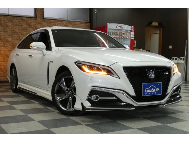 クラウンハイブリッド RSアドバンス Four セーフティパッケージ モデリスタエアロ 黒革シートベンチレーション ムーンルーフ メーカーナビ/フルセグTV/パノラミックビューモニター DVDビデオ再生/ブルートゥース接続 パーキングアシスト(57枚目)