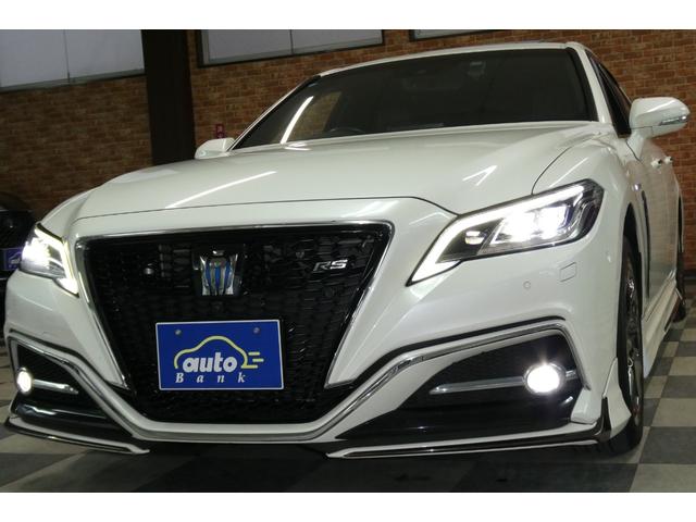 クラウンハイブリッド RSアドバンス Four セーフティパッケージ モデリスタエアロ 黒革シートベンチレーション ムーンルーフ メーカーナビ/フルセグTV/パノラミックビューモニター DVDビデオ再生/ブルートゥース接続 パーキングアシスト(72枚目)