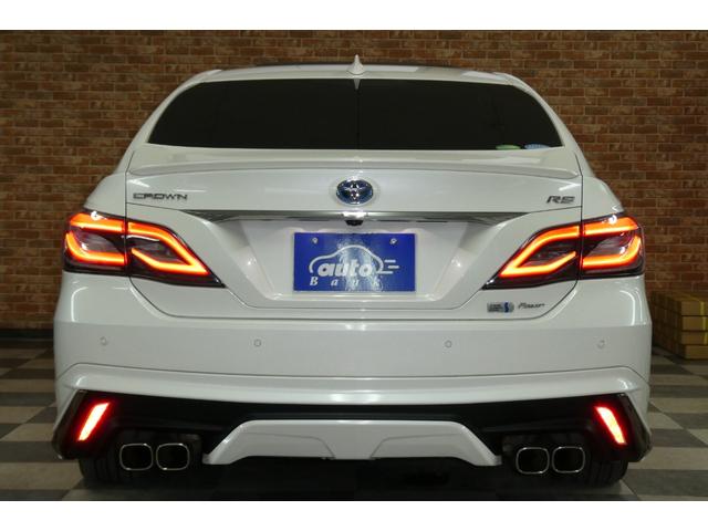 クラウンハイブリッド RSアドバンス Four セーフティパッケージ モデリスタエアロ 黒革シートベンチレーション ムーンルーフ メーカーナビ/フルセグTV/パノラミックビューモニター DVDビデオ再生/ブルートゥース接続 パーキングアシスト(74枚目)