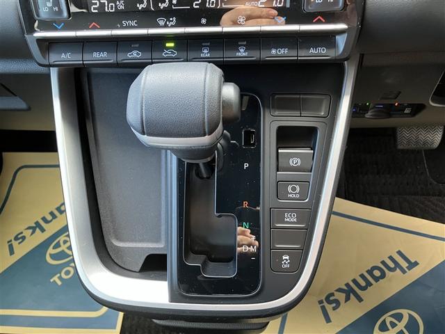 オートモードの時はシフトレバーの操作に応じてパーキングブレーキが自動で作動します（手動でもパーキングブレーキをかける・解除できます）