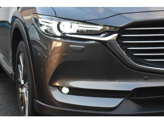 ＣＸ－８ ＸＤ　Ｌ　Ｐａｃｋａｇｅ　７人乗り　電動サンルーフ・ナッパレザー・フロント／　オートリアゲート　定期点検記録簿　ＤＶＤ再生機能　本革シート　シートエアコン　クリアランスソナー　１オーナー　パワーシート　バックカメラ付き　オートハイビーム（17枚目）