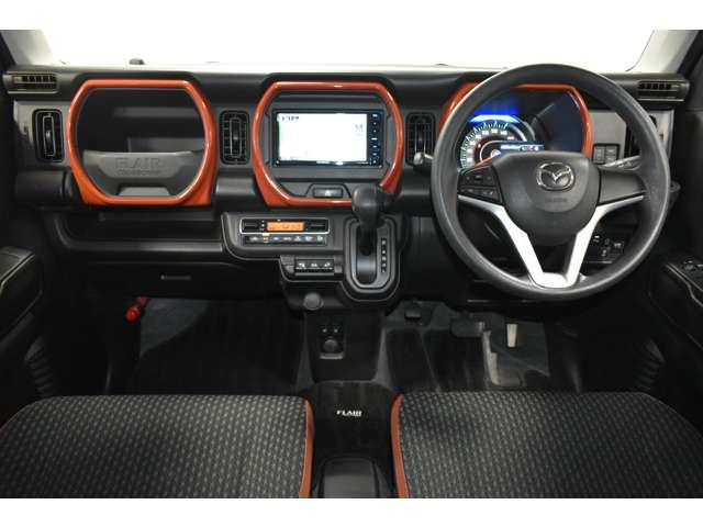 フレアクロスオーバー HYBRID XG ハイブリッドXG プッシュスタート アドバン 横滑り防止装置付き 盗難警報装置 前後誤発進抑制機能 アイドリングSTOP ナビTV パーキングセンサー メモリーナビゲーション オートエアコン 記録簿(3枚目)