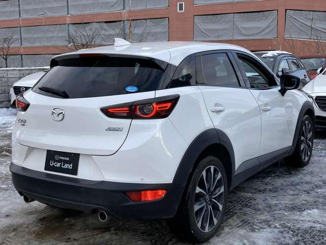 ＣＸ－３ ２．０　２０Ｓ　４ＷＤ　ハイビームコントロール付ＬＥＤライト　ナビ　衝突被害軽減ブレーキ　Ｂモニター　ＬＥＤヘッドライト　ＥＴＣ　オートエアコン　４ＷＤ　スマートキー　アイドリングストップ　横滑り防止　Ｐセンサー（2枚目）