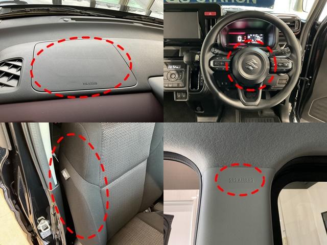 スペーシアカスタム カスタム HYBRID GS 4WD ナビ・オーディオレス 片側リア電動スライドドア アダプティブクルーズコントロール 衝突被害軽減システム 横滑り防止機能 アイドリングストップ プッシュスタート オートエアコン シートヒーター(6枚目)