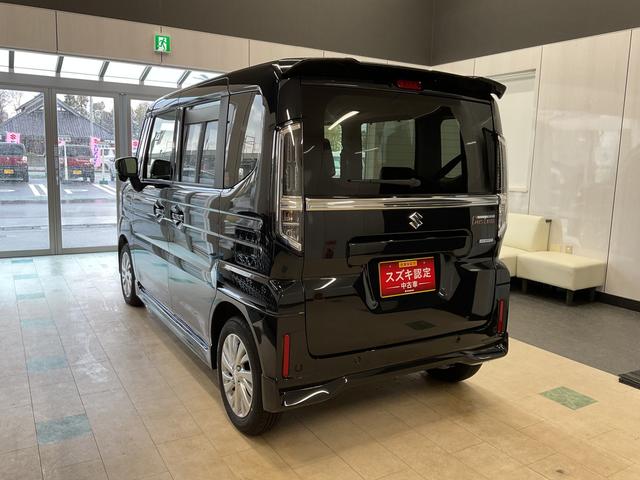 スペーシアカスタム カスタム HYBRID GS 4WD ナビ・オーディオレス 片側リア電動スライドドア アダプティブクルーズコントロール 衝突被害軽減システム 横滑り防止機能 アイドリングストップ プッシュスタート オートエアコン シートヒーター(10枚目)