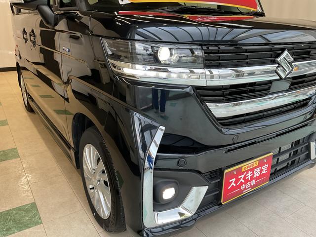 スペーシアカスタム カスタム HYBRID GS 4WD ナビ・オーディオレス 片側リア電動スライドドア アダプティブクルーズコントロール 衝突被害軽減システム 横滑り防止機能 アイドリングストップ プッシュスタート オートエアコン シートヒーター(35枚目)