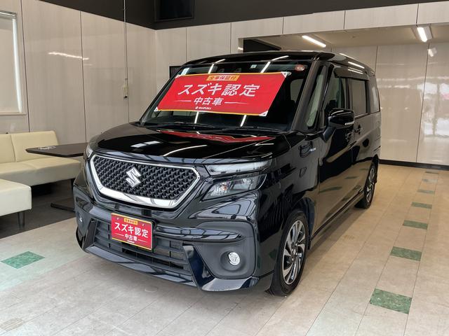 ソリオバンディット バンディット HYBRID MV 4WD ナビ・オーディオレス 両側リア電動スライドドア アダプティブクルーズコントロール 衝突被害軽減システム 横滑り防止機能 アイドリングストップ プッシュスタート オートエアコン シートヒーター(8枚目)