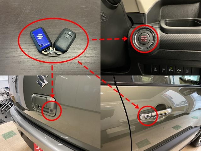 クロスビー ＨＹＢＲＩＤ　ＭＺ　４型　４ＷＤ　ナビ・オーディオレス　スノーモード付４ＷＤ　アダプティブクルーズコントロール　衝突被害軽減システム　横滑り防止機能　アイドリングストップ　プッシュスタート　オートエアコン　シートヒーター（4枚目）