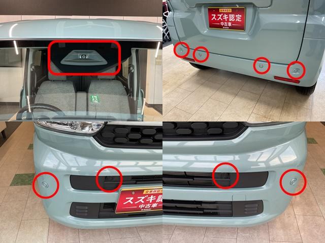 スペーシア ＨＹＢＲＩＤ　Ｘ　４ＷＤ　ナビ・オーディオレス　両側リア電動スライドドア　衝突被害軽減システム　横滑り防止機能　アイドリングストップ　プッシュスタート　オートエアコン　シートヒーター（5枚目）