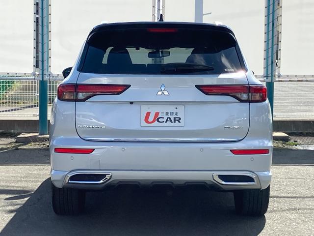 アウトランダーＰＨＥＶ Ｐ　４ＷＤ　１０年１０万キロ特別保証延長　スポーティパッケージ　純正スマホ連携ナビ　アラウンドビューモニタ－　前後ドライブレコーダー　ＥＴＣ２．０　ＭＩ－ＰＩＬＯＴ　衝突被害軽減ブレーキ　コーナーセンサー（35枚目）