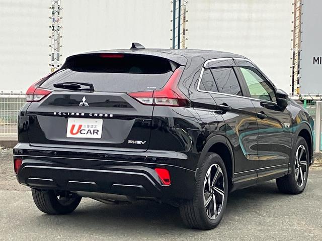 エクリプスクロスＰＨＥＶ Ｐ　４ＷＤ　本革シート　前後シートヒーター　純正ナビ　アラウンドビューモニタ－　ＭＩ－ＰＩＬＯＴ　　衝突被害軽減ブレーキ　コーナーセンサー　ドライブレコーダー　ＥＴＣ２．０　１０年１０万キロ特別保証延長（2枚目）