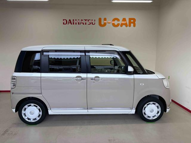 ムーヴキャンバス ＧメイクアップＶＳ　ＳＡＩＩＩ　４ＷＤ　純正ナビ　ドライブレコーダー　ＴＶコントロールキット　ＬＥＤヘッドライト／フォグランプ　オートエアコン／ライト／ハイビーム／電動格納ドアミラー　両側電動スライドドア　運転席シートヒーター（4枚目）