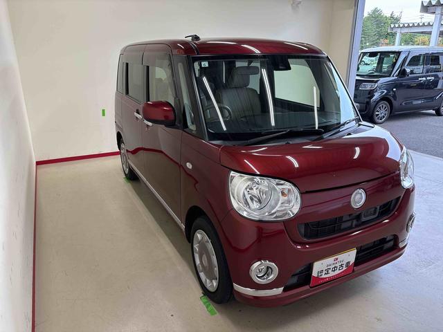 ムーヴキャンバス Ｘリミテッドメイクアップ　ＳＡＩＩ　４ＷＤ　純正ＣＤ　ハロゲンヘッドライト　ＬＥＤフォグランプ　オートエアコン／ライト／電動格納ドアミラー　両側電動スライドドア　チルトステアリング　運転席シートリフター　キーフリー（6枚目）