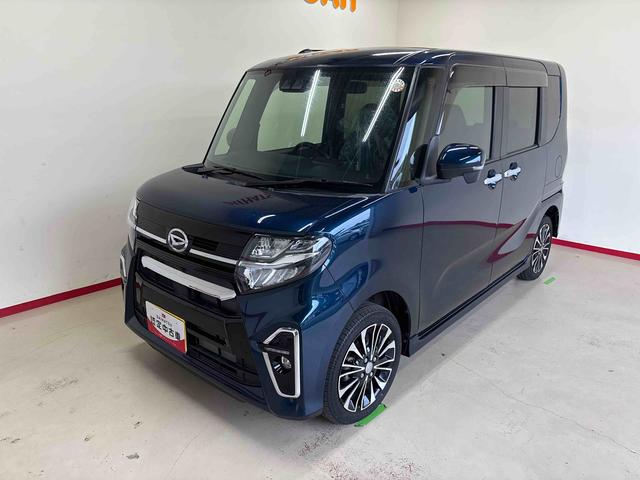 タント カスタムＲＳ　４ＷＤ　ＤＶＤチューナー　ＬＥＤヘッドライト／フォグランプ　オートエアコン／ライト／ハイビーム／電動ドアミラー　クルーズコントロール　コーナーセンサー　ＥＴＣ　両側電動スライドドア　チルトステリング（7枚目）