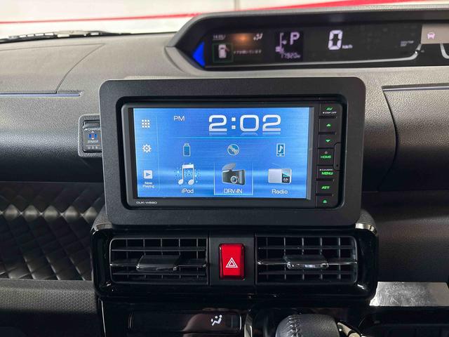 タント カスタムＲＳ　４ＷＤ　ＤＶＤチューナー　ＬＥＤヘッドライト／フォグランプ　オートエアコン／ライト／ハイビーム／電動ドアミラー　クルーズコントロール　コーナーセンサー　ＥＴＣ　両側電動スライドドア　チルトステリング（23枚目）