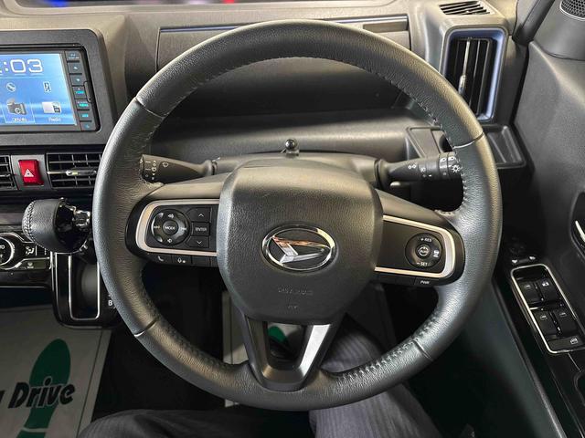 タント カスタムＲＳ　４ＷＤ　ＤＶＤチューナー　ＬＥＤヘッドライト／フォグランプ　オートエアコン／ライト／ハイビーム／電動ドアミラー　クルーズコントロール　コーナーセンサー　ＥＴＣ　両側電動スライドドア　チルトステリング（29枚目）