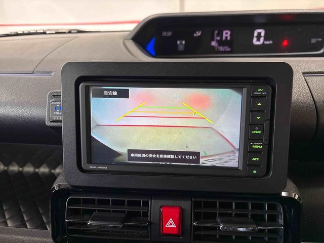 タント カスタムＲＳ　４ＷＤ　ＤＶＤチューナー　ＬＥＤヘッドライト／フォグランプ　オートエアコン／ライト／ハイビーム／電動ドアミラー　クルーズコントロール　コーナーセンサー　ＥＴＣ　両側電動スライドドア　チルトステリング（77枚目）