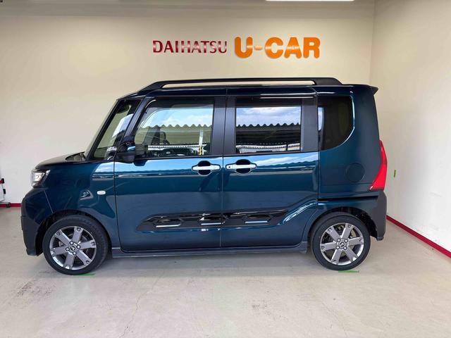 タント ファンクロスターボ(エコアイドル非装着車) 4WD ディスプレイオーディオ LEDヘッドライト/フォグランプ オートエアコン/ライト/ハイビーム/電動ドアミラー ドライブレコーダー 両側電動スライドドア 電動パーキングブレーキ シートヒーター(5枚目)