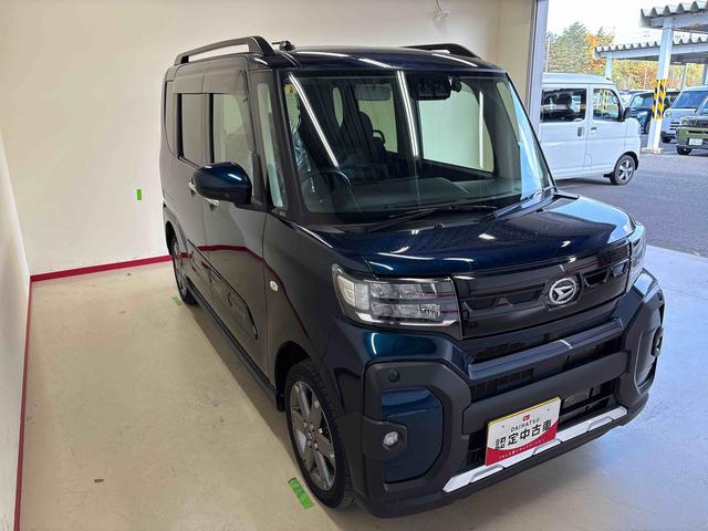 タント ファンクロスターボ(エコアイドル非装着車) 4WD ディスプレイオーディオ LEDヘッドライト/フォグランプ オートエアコン/ライト/ハイビーム/電動ドアミラー ドライブレコーダー 両側電動スライドドア 電動パーキングブレーキ シートヒーター(6枚目)