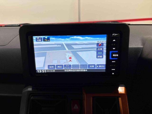 タフト Ｇ　４ＷＤ　純正ナビ　ＬＥＤヘッドライト／フォグランプ　オートエアコン／ライト／ハイビーム／電動ドアミラー　ドライブレコーダー　コーナーセンサー　電動パーキングブレーキ　運転席・助手席シートヒーター（10枚目）