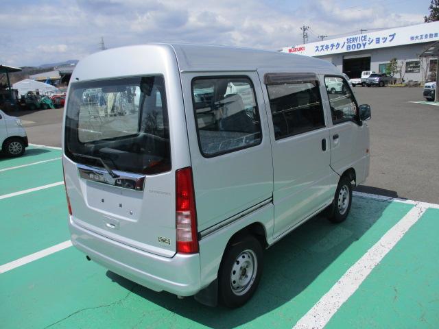 サンバーバン ＶＢ　４ＷＤ　コラムオートマ　エアコン　パワステ　Ｗエアバック　ＥＴＣ　レベライザー　　走行６万キロ台（53枚目）