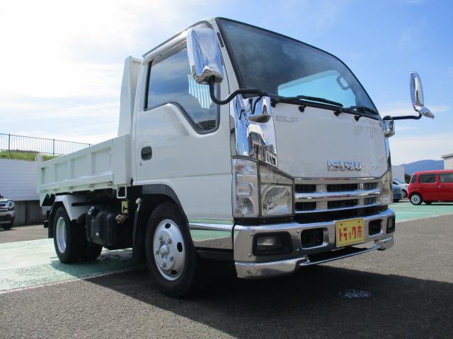 エルフトラック フルフラットローダンプ　花見台製　セーフティローダーダンプ　３０００ＫＧ積　４ナンバー仕様　６速ミッション　メッキバンパー　メッキグリル　メッキコーナーパネル　メッキミラーカバー（58枚目）