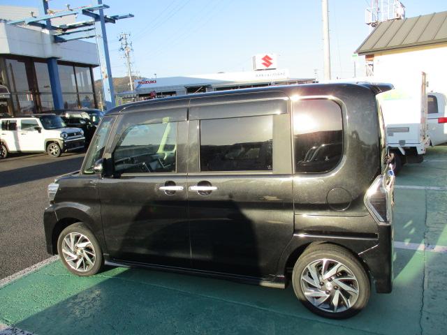 タント カスタムＲＳ　トップエディションＳＡＩＩ　４ＷＤ　スマートアシスト　純正アルミホイール　純正ナビテレビ　エラー　オートエアコン　スマートキー　両側パワースライドドア　ハーフレザーシート　プッシュスタート（10枚目）