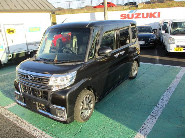 タント カスタムＲＳ　トップエディションＳＡＩＩ　４ＷＤ　スマートアシスト　純正アルミホイール　純正ナビテレビ　エラー　オートエアコン　スマートキー　両側パワースライドドア　ハーフレザーシート　プッシュスタート（50枚目）