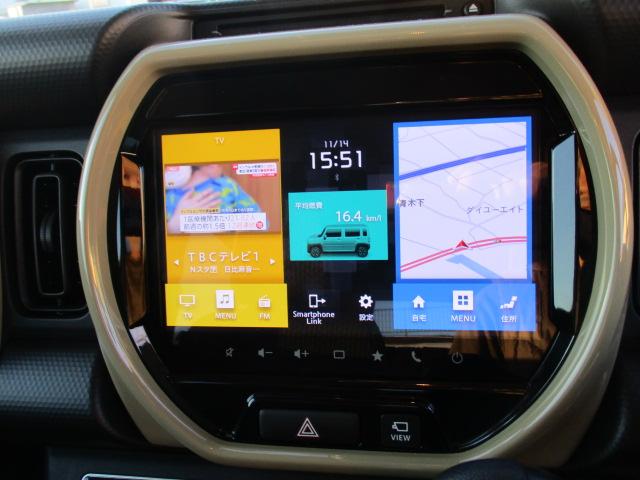 ハスラー ハイブリッドＧ　４ＷＤ　全方位モニター付メモリーナビゲーション・スズキコネクト対応通信機装着車　左右シートヒーター　スマートキー×２（6枚目）