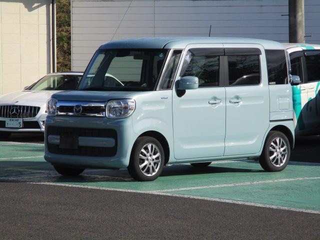 フレアワゴン ハイブリッドＸＳ　４ＷＤ　プッシュスタート　社外アルミホイール　シートヒーター　ブレーキサポート　ＥＴＣ　スマートキー　社外ナビテレビ　バックカメラ　両側パワースライドドア（9枚目）