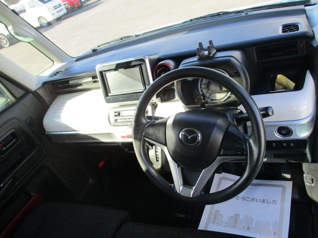 フレアワゴン ハイブリッドＸＳ　４ＷＤ　プッシュスタート　社外アルミホイール　シートヒーター　ブレーキサポート　ＥＴＣ　スマートキー　社外ナビテレビ　バックカメラ　両側パワースライドドア（30枚目）