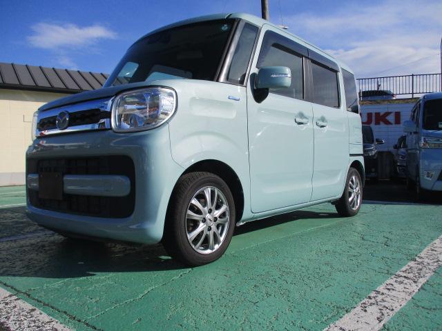 フレアワゴン ハイブリッドＸＳ　４ＷＤ　プッシュスタート　社外アルミホイール　シートヒーター　ブレーキサポート　ＥＴＣ　スマートキー　社外ナビテレビ　バックカメラ　両側パワースライドドア（66枚目）