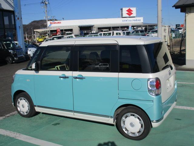 ムーヴキャンバス Ｇメイクアップ　ＳＡＩＩ　４ＷＤ　両側パワースライドドア　スマートキー　オートエアコン　ナビテレビ　プッシュスタート　ＥＴＣ（61枚目）