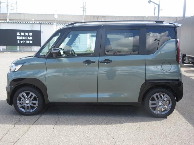 デリカミニ Ｔ　４ＷＤ　アルパインナビ＋メティオサウンド　横滑り防止装置　衝突被害軽減ブレーキ　スマートキー　メモリーナビ　シートヒーター　両側電動スライドドア　ＬＥＤヘッドライト（5枚目）