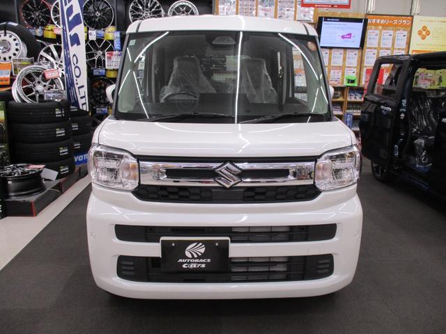 スペーシア ハイブリッドＸ　４ＷＤ　セーフティープラスパッケージ　両側パワースライドドア　シートヒーター　電動パーキング　アダプティブクルーズコントロール　車線維持支援機能　スリムサーキュレーター　ＬＥＤヘッドランプ（3枚目）