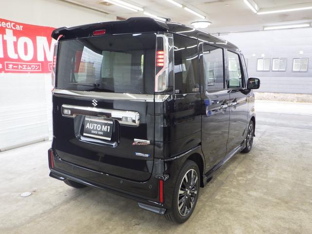 ハイブリッドXS 4WD スズキセーフティサポート 両側パワースライドドア スリムサーキュレーター ヘッドアップディスプレイ LEDヘッドライト LEDフォグ F左右シートヒーター ミラーヒーター 届出済未使用車(5枚目)